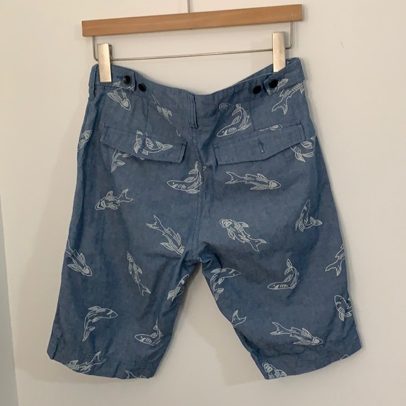 Urban Outfitters CPO Chambray Shark Shorts - Picture 3 of 3